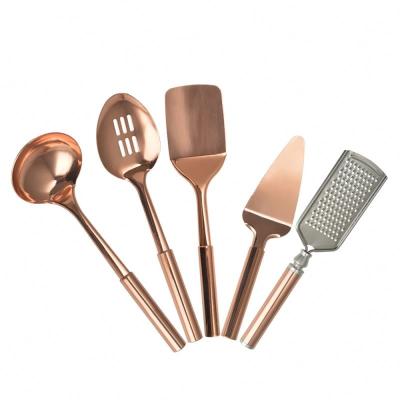 China New Item 5pcs Gold Stainless Steel Kitchen Accessories Viable Instruments Tool Kit Kitchen Gadgets for sale