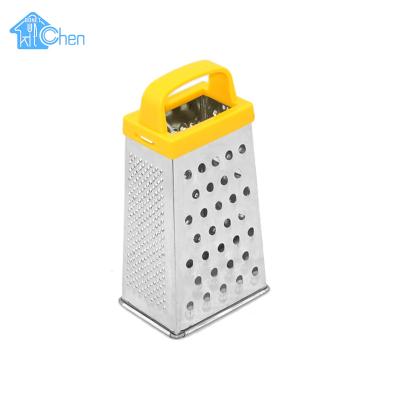 China KBG0029 Sustainable Plastic Round Handle Kitchen Box Grater for sale