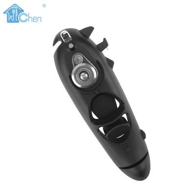 China Viable Premium Soft Edge Safety Bottle Opener Kitchen Stainless Steel Multifunctional Custom Manual Can Opener for sale