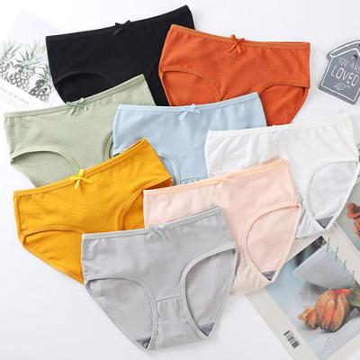 China Waster Wanita Seluar Dalam Perempuan Breathable Mid Waist Cotton Women Panties for sale