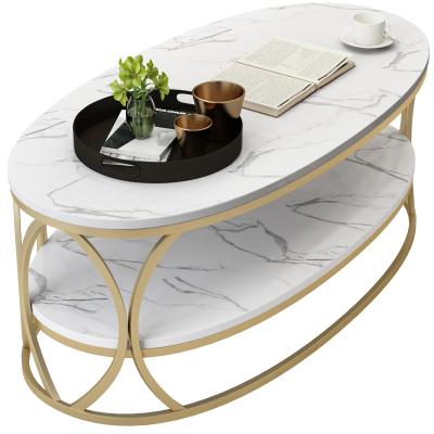 China Wholesale China Manufacturer Stainless Steel Golden Adjustable Low Leg (Height) Round Marble Coffee Table For Arcade Home for sale