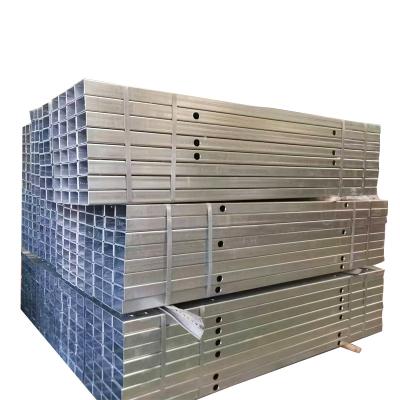 China Hollow Structure Pipe ASTM A36 A53 ERW Section GI Hot Dip Galvanized Steel Pipe for sale