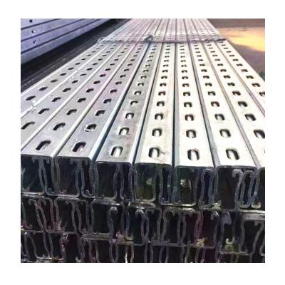 China PV Solar Panel Installation Solar Tracker Ground Mounting PV Bracket Galvanized C Shaped Steel for sale