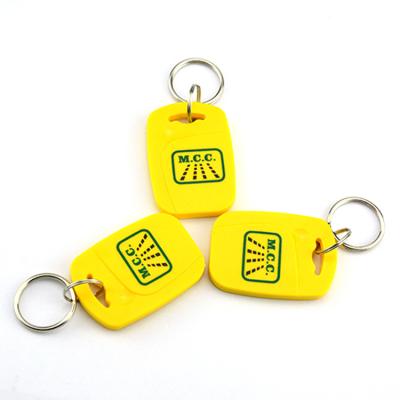 China Waterproof/Waterproof Logo Printed ABS MIFARE DESFire EV1/EV2 2K 4K 8K RFID Key Fob for sale