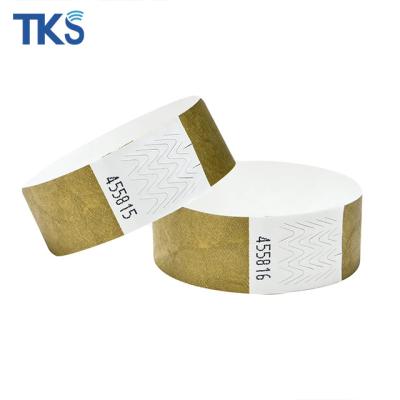 China Hospital Ultralight Dupont Tyvek UHF/UF RFID MIFARE Paper EV1 Wristbands For Hospital Medical Treatment for sale