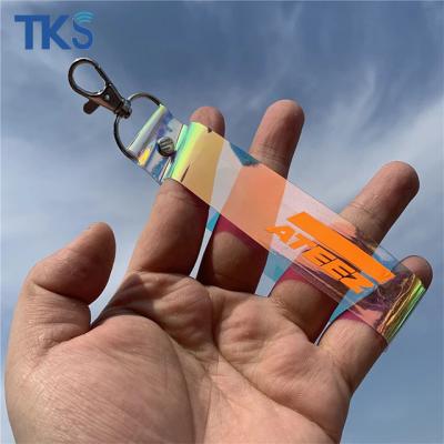 China Anti-allergy Antibacterial Hand Writing Key Chain Mobile Phone Strap Laser PVC Hand Name Item Purse Key Chain Mobile Phone Pendant Charm for sale