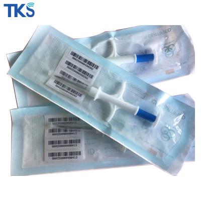 China Bio-Glass FDX-B 134.2khz Bio-Glass RFID Pet Microchip With Injection Syringe for sale