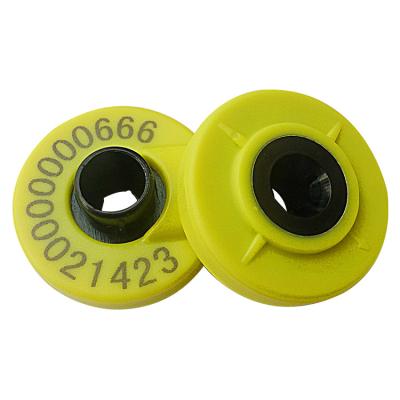 China Farms 134.2khz Fdx Or HDX Cow Ear Tag / Cattle RFID for sale