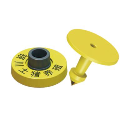 China ISO11784 RFID Farms Cattle Identification Cattle Ear Tags for sale