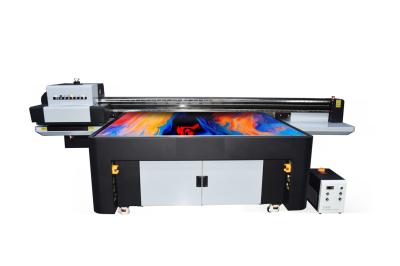 China Precision Ribbon Printer LED UV Ink Printing Double White Color Light Oil Mode 1800x1000mm Print Dimension for sale