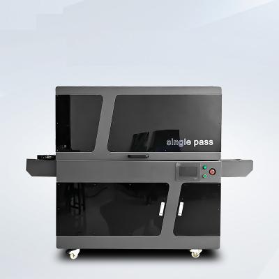 China Automatisch laden UV-printer met een enkele doorgang tot 10 cm Print middelgrote hoogte Te koop