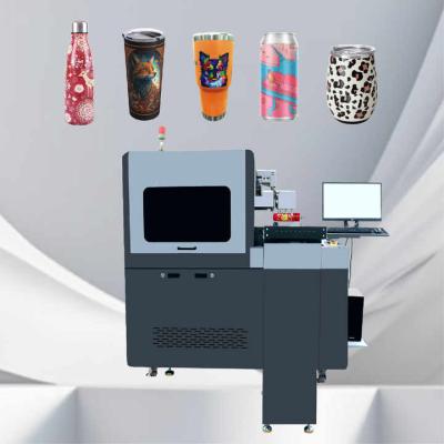 China 10-270mm Printing Length Cylinder UV Printer With Ethernet Connectivity And LCD Touch Screen Control Panel for sale