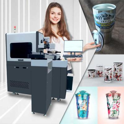 China Aanpasbare afdruklengte 10-270 mm cilinder UV-printer voor cilindrische objecten tot 300 mm diameter en 600 mm lengte Te koop