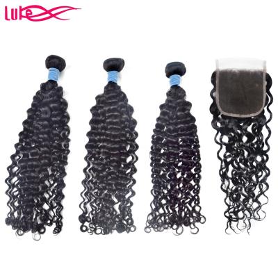 China Wholesale Human Body Wave Bundles 40 Inch Curly Hair Bundles With Frontal Closure Unprocessed Brazilian Virgin Hair Bundle for sale