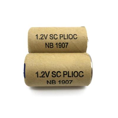 China Hot selling machine- 10C discharge 1.2v nicd sc 1300mah rechargeable battery for machine tool for sale