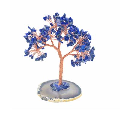 China Wholesale Natural Handmade Quartz Crystal Fortune Ingot Tree Healing Stone Decoration Crystal Tree for sale