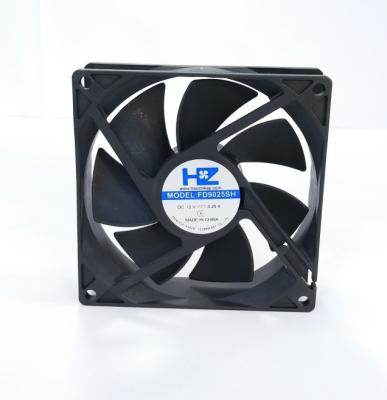 China DC Fan 12v 24v 90mm High Quality Low Noise Energy-saving Automatic Brushless Function Fan Portable Air Vent Fan for sale