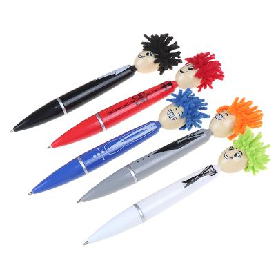 China Pen Cute Cartoon Doll Ballpoint Pen Promotional Pen, Custom Your Logo Printed Novelty Pens, Amazing Broom Pen for sale