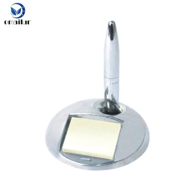 China Pen Promotional Logo Engraved Desktop Holder Ball Pen Promotional Magic Magnetic Hanging Pen for sale