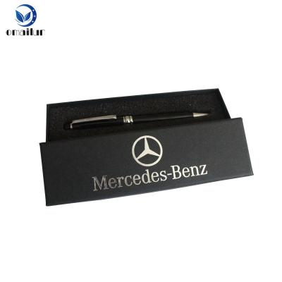 China Customized Recyclable Logo Printing Paper Pen Case Cardboard Promotional Pen Box For Gift Pen for sale