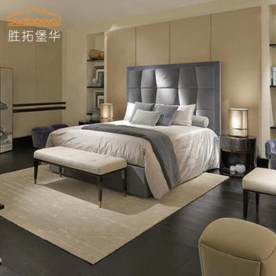 China Customizable New Design 1.8m King Size Bed Bedroom Furniture Import China High End Fabric Bed for sale