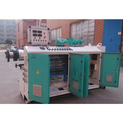 China 65\132 conical twin bar screw extruder plastic production line PVC pp wpc production line plastic extruder machine for sale