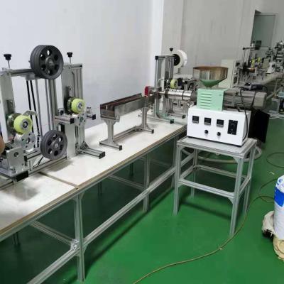 China CABLE mini small lab plastic coating cables fiber tarpaulin extrusion production extruder pe for sale