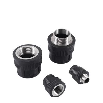 China Pipe Lines Connect HDPE Pipe Fitting 6 Inch Male Thread Female Coupling Adapter For Water Supply for sale