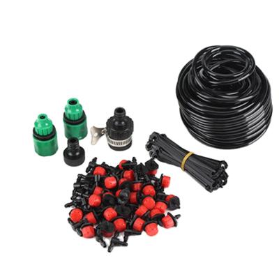 China 25m Automatic Garden Diy Drip Irrigation System Micro Plant Plastic Self Watering Timer With Adjustable Flow Device Garden Hose Kit for sale