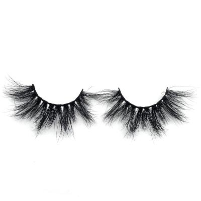 China Wholesale soft strip 3d mink lashes lashes 30mm 25mm strip 5d mink lashes lashes3d fluffy eyelash for sale