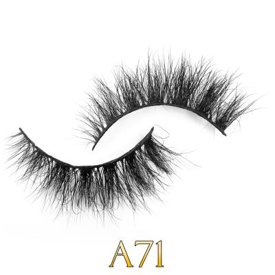 China Private Label 6d Mink Soft Natural Eyelashes Custom Free Strip Eyelashes 20mm 22mm for sale