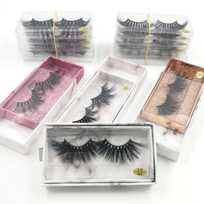 China Wholesale Luxury Soft 3d Mink Eyelashes Strip Real Soft Strip 3d Mink Eyelashes 22mm Mink Fur 100% for sale