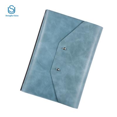 China Hot Selling Hardcover Small Business Notebook Stationery Elastic Leather for sale