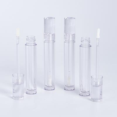 China Cosmetic Clear Lip Gloss Tube Plastic Tubes For Cosmetics Custom Logo for sale