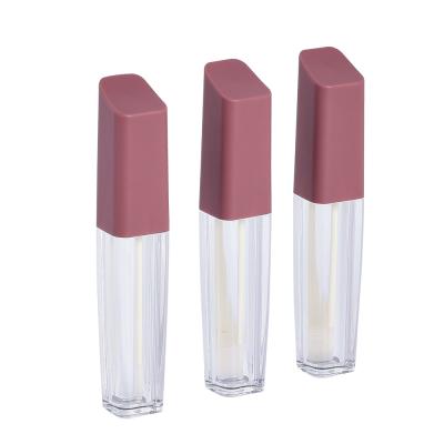 China Wholesale Cosmetic Plastic Bottle Lip Gloss Tube Lip Gloss Packaging Material Bottle Lip Gloss Plastic Tube With Big Magic Wand for sale