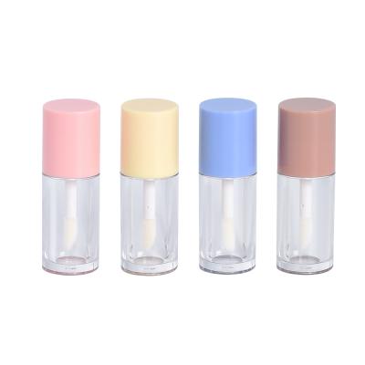 China Brush Lip Gloss Tube Cosmetic Rough Essence Bottle Around Thick Brush Lip Gloss Tube Clear Stain for sale