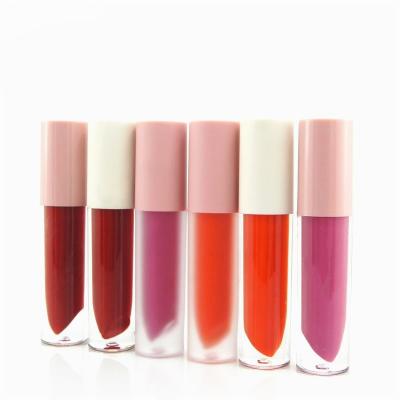 China Factory cheap cosmetic packaging lip gloss tubes lip gloss tubes single pink container custom wholesale tube cosmetic for sale