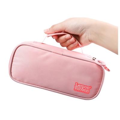 China Schools & Offices Wholesale simple customs color oxford cloth large capacity portable whiteboard marker pencil box pencil case for students kids for sale