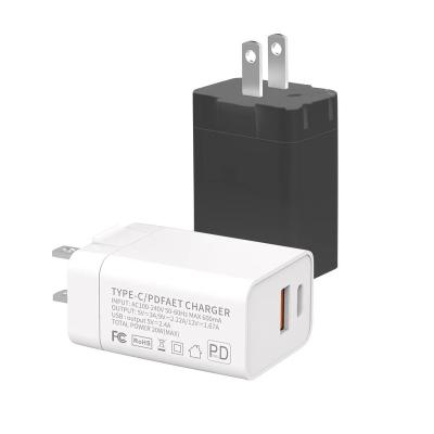 China Portable Mobile Phone PD20W Travel Adapter A+C Smart USB PD Charger US AU EU R-U JP kc Plug Manufacturing Factory for sale