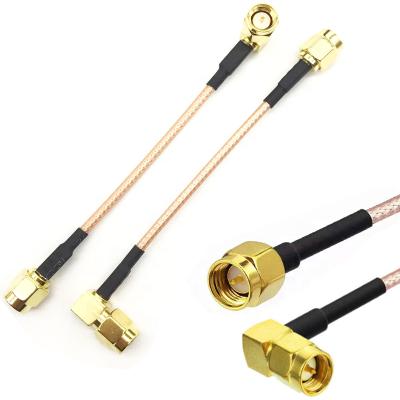 China Communication Receiving Antenna Male Sma-j Connec RF Switching Extension Cordfeeder Straight Male Main Turn S-mA Head Transmitter To Sma-jw for sale