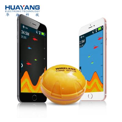 China New Arrival Smart Wireless Sonar Sensor Fish Finder For IOS Or Android Devices 68*68*50mm for sale