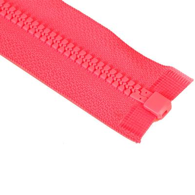 China Colored Open End Zipper Fancy #3 Manufacturing Auto Lock Zipper Plastic Resin Zipper Zipper Eco-Friendly For Clothes for sale