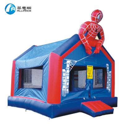 China Cheap Price Spiderman Playground Bounce House Inflatable Bouncer For Kids for sale