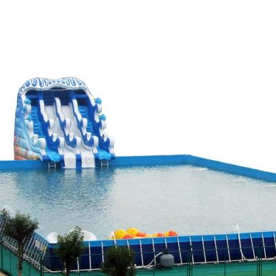 China Home use or commercial inflatable waterslide rental swimming pool water slide for big kid cheap bounce house for sale