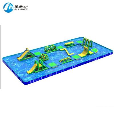 China Commercial Giant Water Entertainment Water Games Adults Floating Inflatable Water Park for sale