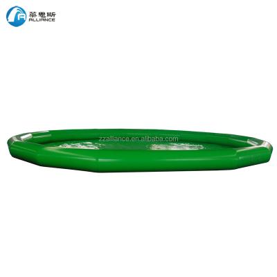 China Inflatable Pool For Water Games Commercial Grade Green Inflatable Round Water Pool for sale