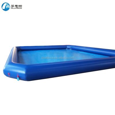 China PVC Inflatable Water Park Equipment 10*8m Rectangular Swimming Pool For Water Walking Ball for sale