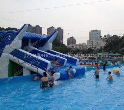 China Swimming pool water park equipment large outside swimming pool adults swimming pool summer frame water pools hot sale for sale