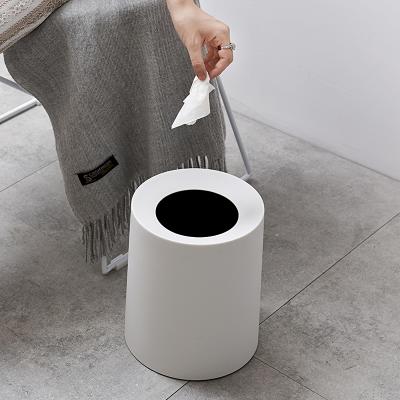 China High Quality Trash Can Stored Office Around Kitchen Toilet Plastic Trash Bin for sale