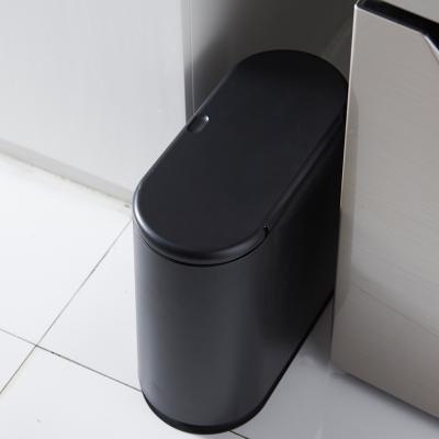 China 2020 New Product High Quality Stored Hip Push Type Plastic Trash Can for sale